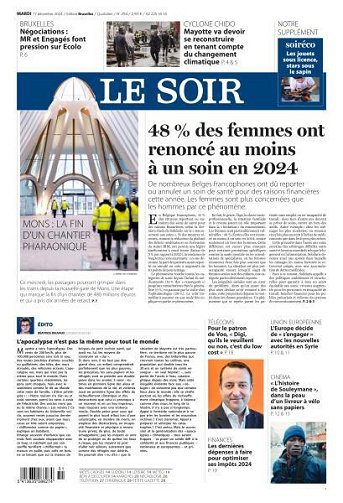 Le Soir - 17 Décembre 2024