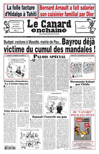 Le Canard enchaîné - 18 Décembre 2024