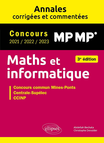Maths et informatique MP-MP* - Abdellah Bechata, Christophe Devulder (2024)