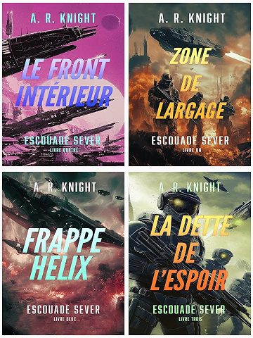 Escouade Sever (Tomes 1 à 4) - A.R. Knight (2024)