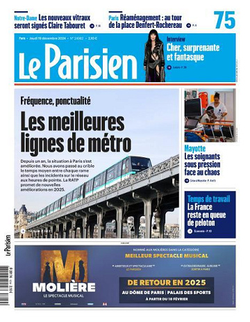 Le Parisien - 19 Décembre 2024