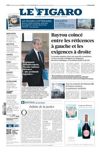 Le Figaro du Jeudi 19 Décembre 2024