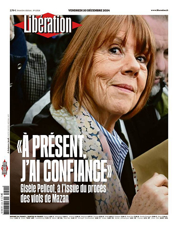 Libération du Vendredi 20 Décembre 2024