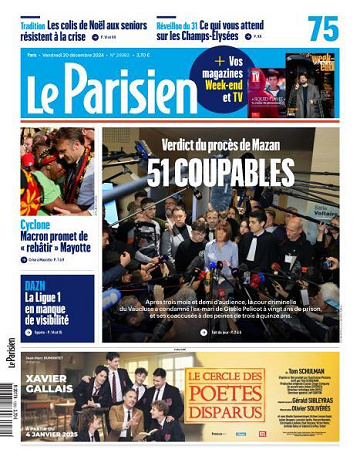Le Parisien - 20 Décembre 2024