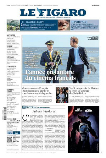 Le Figaro du Vendredi 20 Décembre 2024