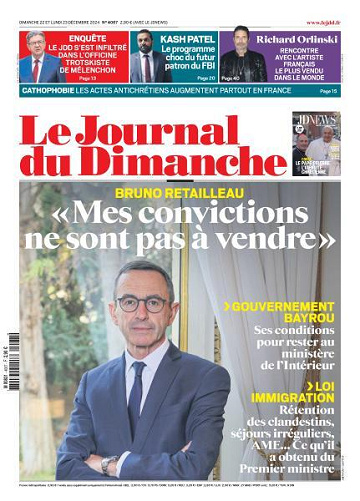 Le Journal du Dimanche - 22 Décembre 2024