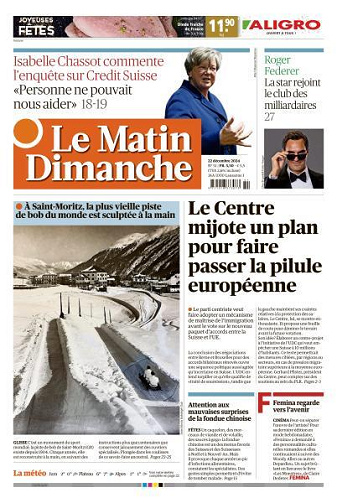 Le Matin Dimanche - 22 Décembre 2024