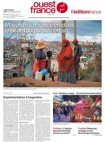 Ouest-France Édition France - 23 Décembre 2024