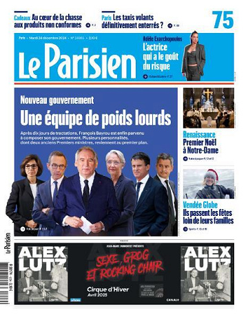 Le Parisien - 24 Décembre 2024