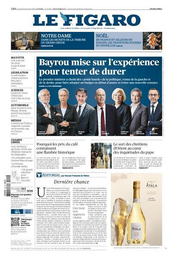 Le Figaro du Mardi 24 Décembre 2024