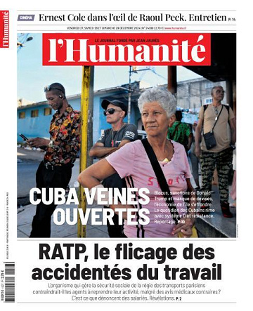 L’Humanite - 27 Décembre 2024