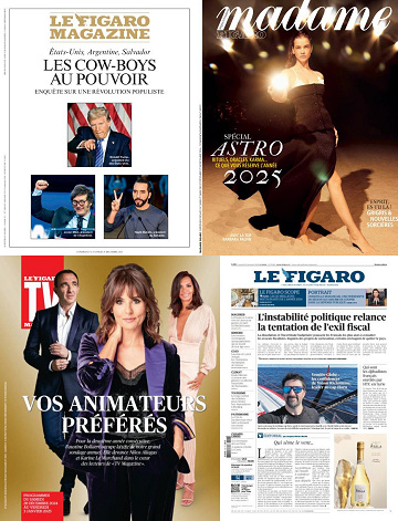 Pack Le Figaro et ses 3 suppléments - Vendredi 27 Décembre 2024
