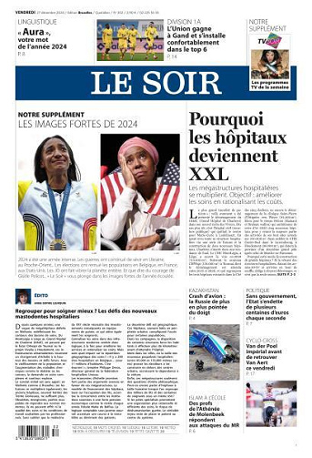 Le Soir - 27 Décembre 2024
