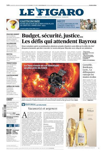 Le Figaro du Samedi 28 et Dimanche 29 Décembre 2024