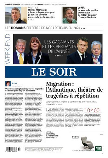 Le Soir - 28 Décembre 2024