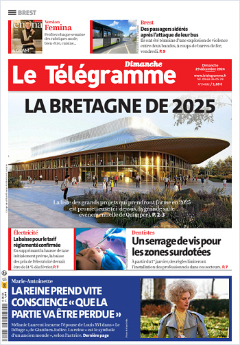 Le Télégramme (7 Éditions) Du Dimanche 29 Décembre 2024