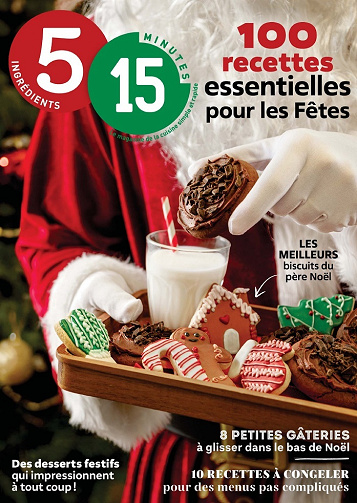 5 Ingrédients 15 Minutes - Décembre 2024
