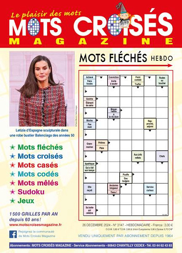 Mots Croisés Magazine - 26 Décembre 2024