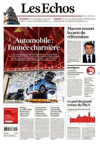 Les Echos - 2 Janvier 2025