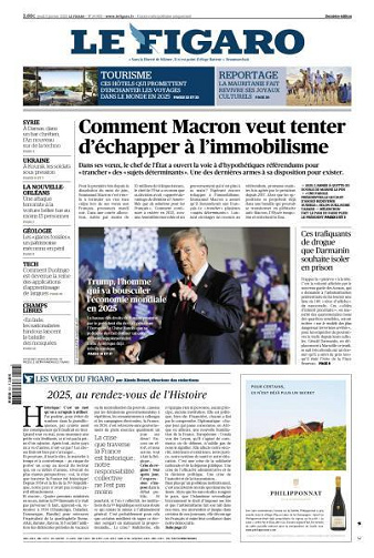 Le Figaro du Jeudi 2 Janvier 2025
