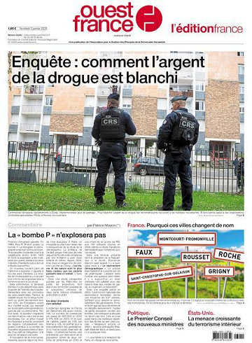Ouest-France Édition France - 3 Janvier 2025