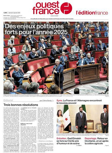 Ouest-France Édition France - 4 Janvier 2025