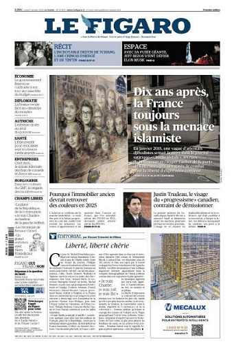 Le Figaro du Mardi 7 Janvier 2025