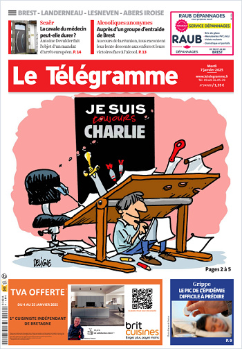 Le Télégramme (7 Éditions) Du Mardi 7 Janvier 2025