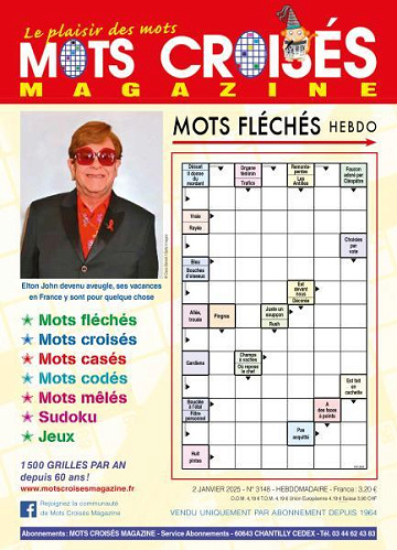 Mots Croisés Magazine - 2 Janvier 2025