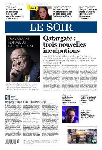 Le Soir - 8 Janvier 2025