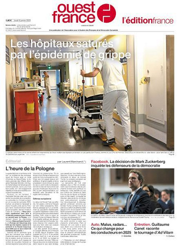 Ouest-France Édition France - 9 Janvier 2025