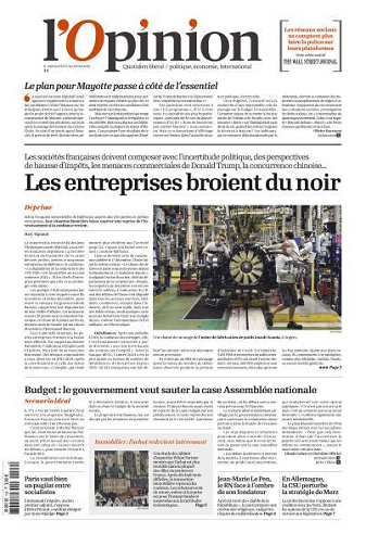 L’Opinion - 9 Janvier 2025
