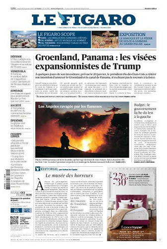 Le Figaro du Vendredi 10 Janvier 2025