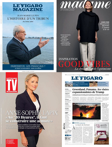 Pack Le Figaro et ses 3 suppléments - Vendredi 10 Janvier 2025