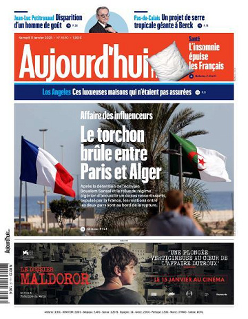 Aujourd’hui en France - 11 Janvier 2025
