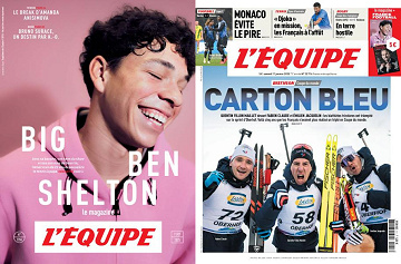 Pack L’Equipe + L’Equipe Magazine - 11 Janvier 2025