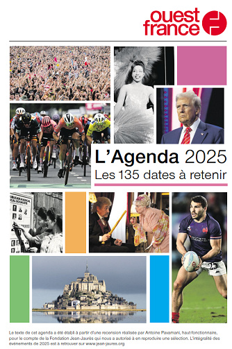 Ouest-France : L’Agenda 2025. Les 135 dates à retenir