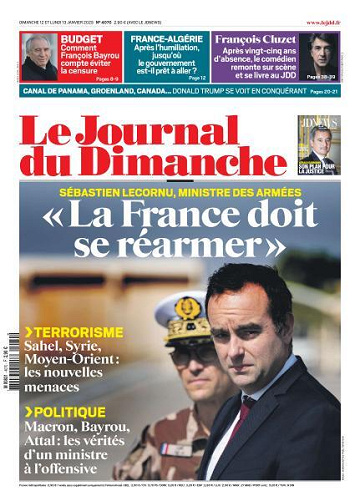 Le Journal du Dimanche - 12 Janvier 2025