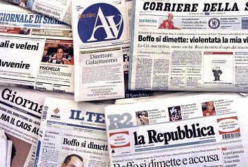 Journaux italiens Du Dimanche 12 Janvier 2025