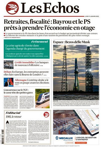 Les Echos - 13 Janvier 2025