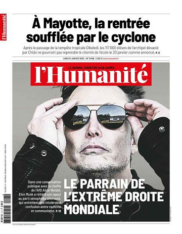 L’Humanite - 13 Janvier 2025