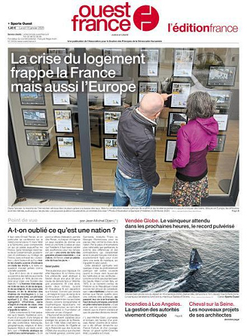Ouest-France Édition France - 13 Janvier 2025