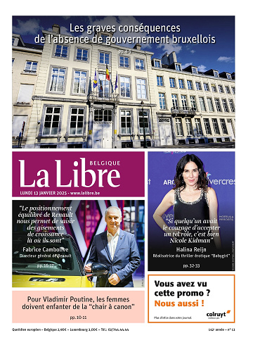 La Libre Belgique du 13 Janvier 2025