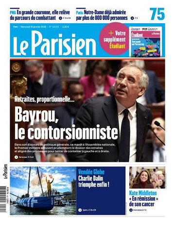 Le Parisien - 15 Janvier 2025