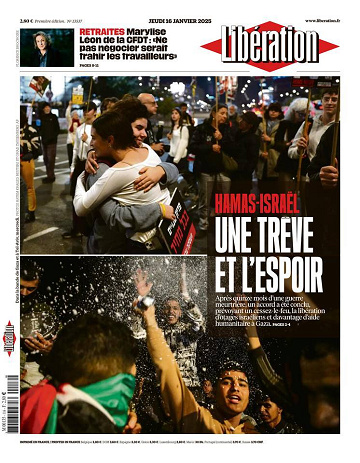 Libération du Jeudi 16 Janvier 2025