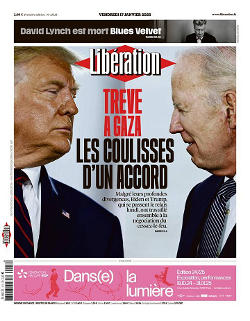Libération du Vendredi 17 Janvier 2025