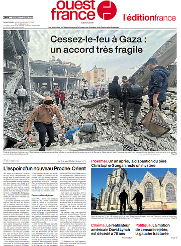 Ouest-France Édition France - 17 Janvier 2025