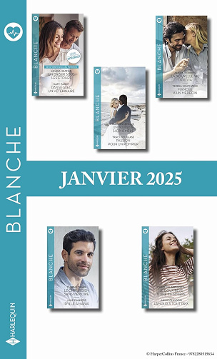 Pack Harlequin Blanche N°1761 à N°1765 - Janvier 2025 (Collectif)
