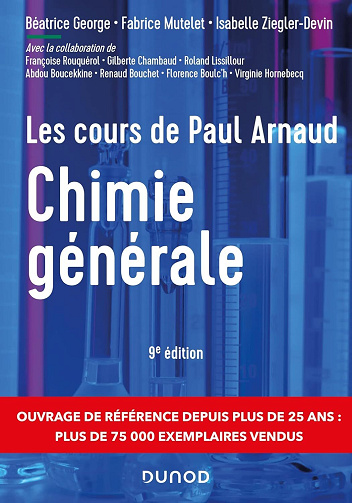 Les cours de Paul Arnaud : Chimie générale. 9e édition - Collectif (2023)