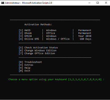 [Windows] Microsoft Activation Scripts - MAS v2.9